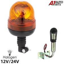Rotating flash amber beacon - rotating,