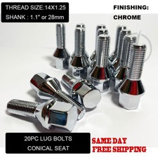 Conical Seat Lug Bolts 1.1"