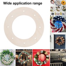 6/12x Wooden Wreath
