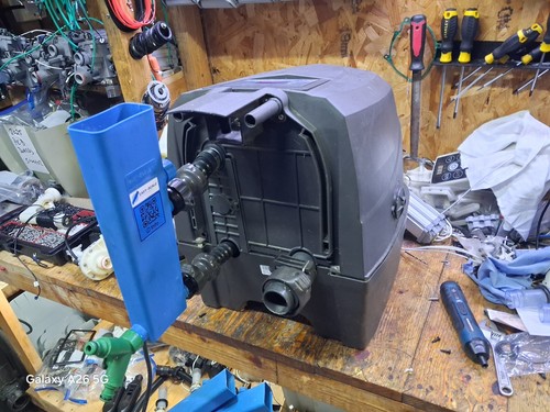 Intex hot tub - hot, pump