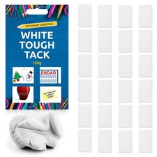 6-24pk White Tack Tac 150g Super Tough Reusable Handy Sticky Adhesive Putty Glue