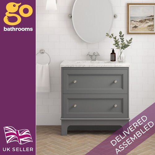 Light grey vanity unit classic - light,