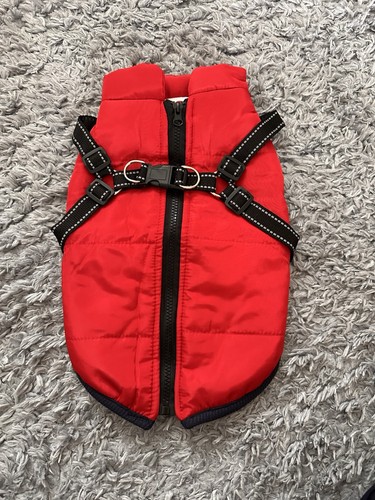 Red fleece lined - fleece-lined, dog