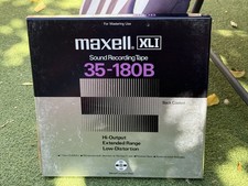 MAXELL XLI  35-180 B Professional Grade Reel To Reel Recording Tape Reel