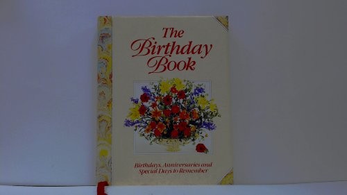 The birthday book birthdays - book:,