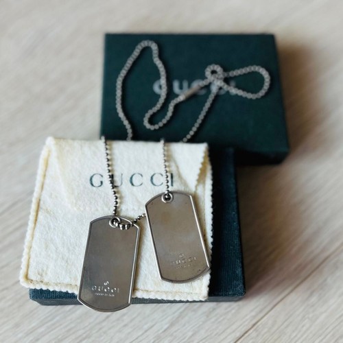 Gucci double dog tag - double,