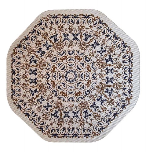 Dolls house octagon - octagon, rug