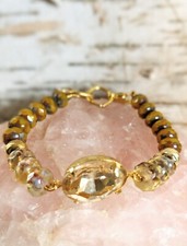 Yellow Jonquil Czech Glass