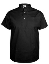 Men's Grandad Collar Half