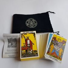 Tarot Card Rider Waite deck instructions fortune telling mystic black velvet bag