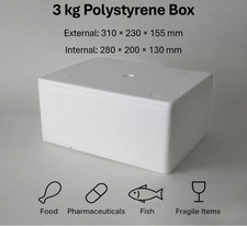 3kg Polystyrene Boxes - BULK