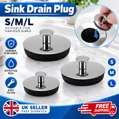 Stainless steel bath - bath, plug