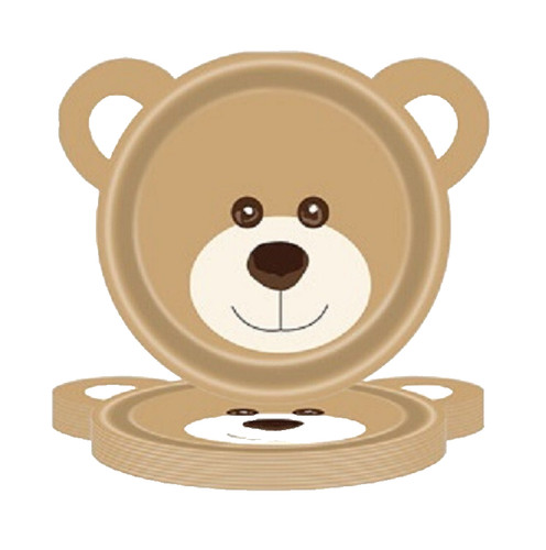 Teddy bear plate children - teddy,