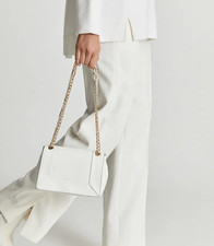 Reiss Alma Off White Leather