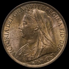 1899 Queen Victoria Veiled