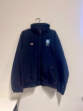 SLAM ATS Sailing Windbreaker Jacket Navy Blue – BRIT Global Specialty Logo