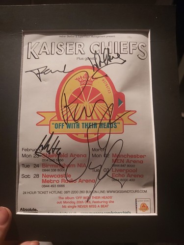 Kaiser chiefs off - off, with
