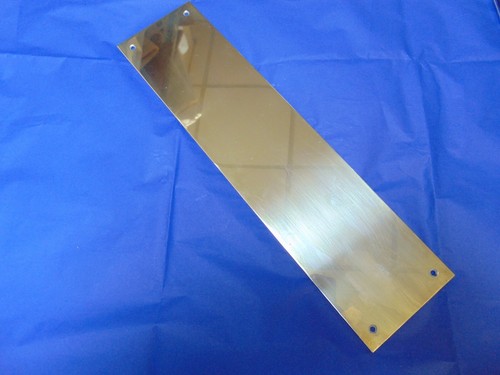 Door finger plate brass - door,