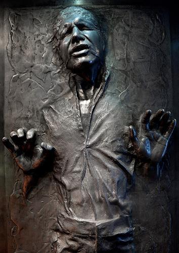 Star wars han solo carbonite - star,