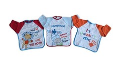 Mothercare Long Sleeve Waterproof Bib Set X 3
