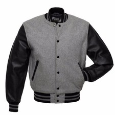 Grey/Black Varsity Letterman