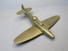 WWII Period RAF Apprentice Boulton Paul Defiant Brass Aircraft Model