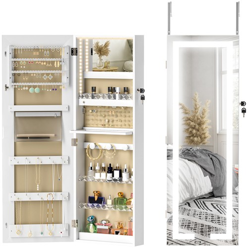 Homcom led mirror jewellery - homcom,