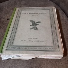 Vintage Knittings Patterns 1910s, within Eagle Insurance Company Ledger 1909