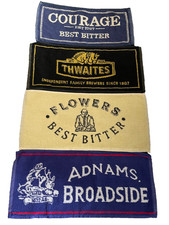 Beer Bar Towels 4 Cotton Mats Preloved Commercial Grade Golf Fishing see sizes
