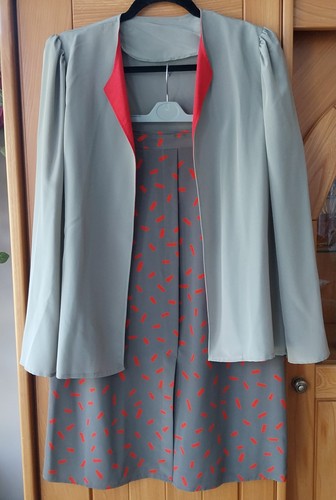 Vintage jacque vert - vert, patterned