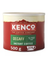 Kenco Decaf Instant Coffee Tin - 1 x 500g
