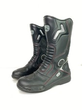Joe Rocket Black Ballistic Touring Motorcycle Riding Boots Armoured UK 9.5