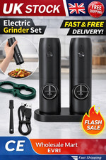 2x Electric Salt and Pepper