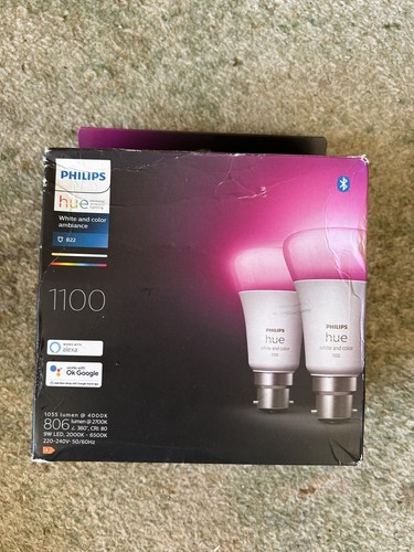 Philips hue b22 white colour - philips, &