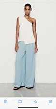 Zara powder blue palazzo - zara,