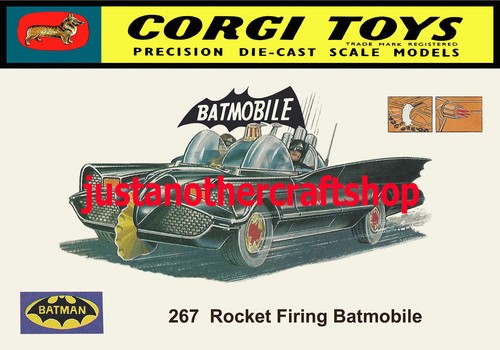 Corgi toys batmobile 267 - corgi,