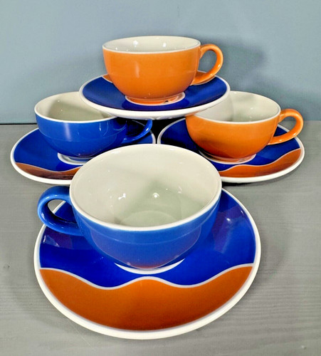 Coffee cups and saucers set - cups,