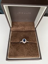 Ernest Jones Blue Sapphire and