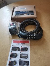 Bike Lock Bicycle Locker Combination 5 Digit 120cm/12mm Long Cycle Cable Locks