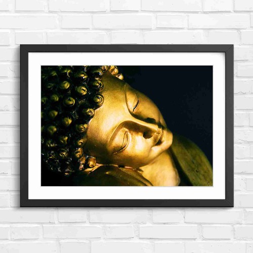 Reclining buddha head face - reclining,