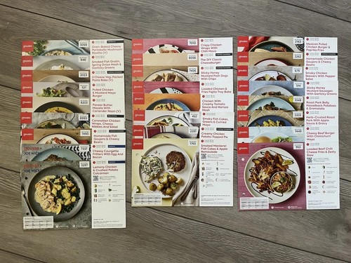 Gousto recipe cards used - gousto,