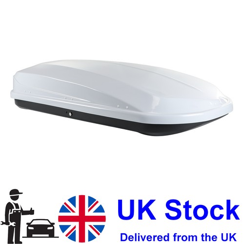 Car roof box white - 450, liter