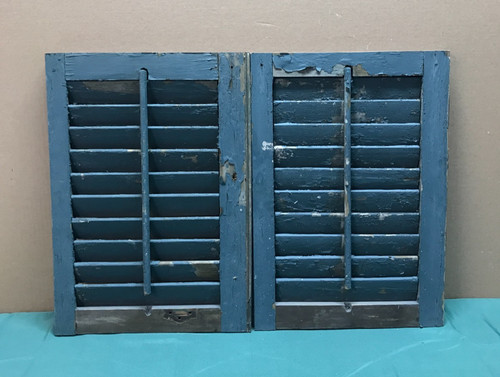 Pair vtg small antique 14x20 - pair,