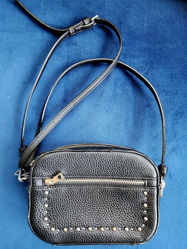 Zara black leather - zara, studded