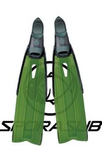SPORASUB SPITFIRE KELP GREEN SOFT BLADE  DIVING FINS 47-48 Size39/40 Brand New