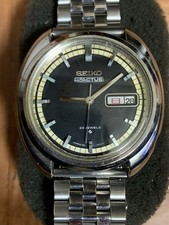 Seiko 6106-7470 5 Actus Black