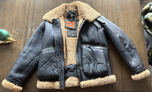 Sheepskin bomber jacket mens - sheepskin,