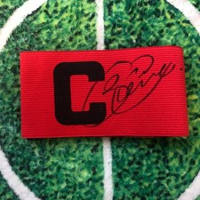 Stan Collymore Of England, Nottingham & Liverpool Signed Captains Armband wCOA