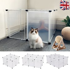 DIY Pet Dog Cat Play Pen Puppy Rabbit Playpen Detachable Cage Fence UK