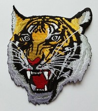TIGER HEAD PATCH Embroidered